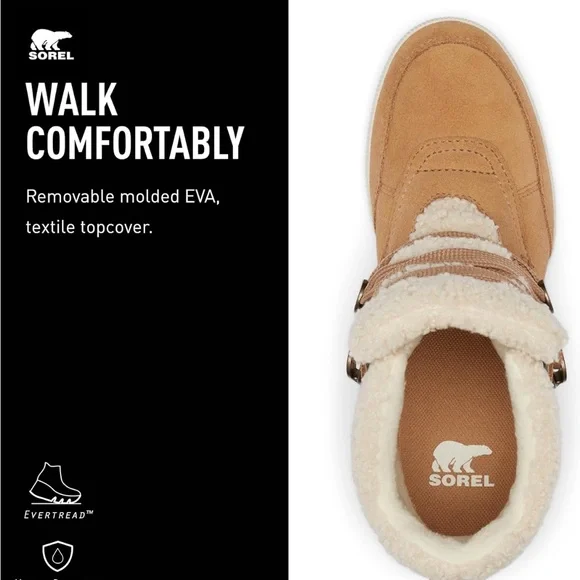 Sorel Out N About Cozy Wedge 9.5 NWT - Picture 4 of 6